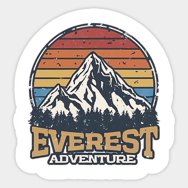 Everest Adventure Sticker by likbatonboot